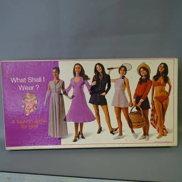 1969 What Shall I Wear Board Game Selchow & Righter - Picture 9 of 13